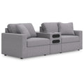  Signature Design by Ashley Modmax 92104S13 3 pc Sectional Loveseat with Audio System IMAGE 1
