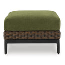  Signature Design by Ashley Horizon Hall P572-814 Ottoman with Cushion IMAGE 2