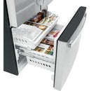  GE 36-inch, 21.9 cu.ft. Counter-Depth French 3-Door Refrigerator with Interior Ice Maker GWE22JYMFS IMAGE 4