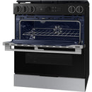  Samsung 30-inch Slide-in Dual Fuel Range with Wi-Fi NSY6DG8550SRAC IMAGE 10