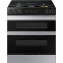  Samsung 30-inch Slide-in Dual Fuel Range with Wi-Fi NSY6DG8550SRAC IMAGE 1