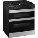  Samsung 30-inch Slide-in Dual Fuel Range with Wi-Fi NSY6DG8550SRAC IMAGE 4
