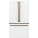  Café 36-inch, 23.1 cu.ft. Counter-Depth French 3-Door Refrigerator with WiFi Connect CWE23SP4MW2BF IMAGE 1