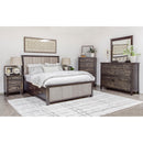  Mako Wood Furniture Scarlet Queen Upholstered Bed with Storage 4100-ST-UP-SQ-Q IMAGE 2