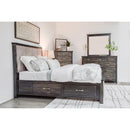  Mako Wood Furniture Scarlet Queen Upholstered Bed with Storage 4100-ST-UP-SQ-Q IMAGE 3