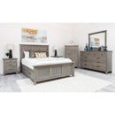  Mako Wood Furniture Acer Full Bed with Storage Acer M-5800-ST-DBL Full Storage Bed - Sand IMAGE 2