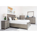  Mako Wood Furniture Acer King Bed with Storage Acer M-5800-K King Bed - Sand IMAGE 3