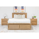  Mako Wood Furniture Wren King Upholstered Bed with Storage DRSG-400-FBST-K IMAGE 4