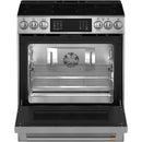  Café 30-inch Freestanding Electric Range with Wi-Fi CRS70XAWCS1 IMAGE 3