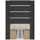  Signature Design by Ashley Hollivern PCB2108B18 Twin Panel Bed with Storage IMAGE 5