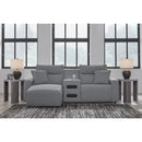 Signature Design by Ashley Modmax 65906S18 3 pc Power Reclining Sectional with Chaise IMAGE 5