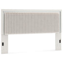  Signature Design by Ashley Zuraleus PCB3381-57 Queen Upholstered Panel Headboard IMAGE 1