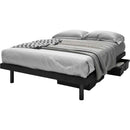  Julien Beaudoin Reflexx 13" Platform Bed Base (Full) - Stallion Black IMAGE 1