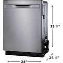  Frigidaire Gallery Built-in Dishwasher GDSP4735AF IMAGE 3