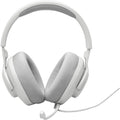  JBL Over-the-Ear Gaming Headphones with Microphone JBLQTUM100M2WHTAM IMAGE 1