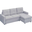  Kwality Imports Jaxon Fabric Sleeper Sectional apollo IMAGE 1