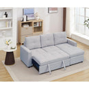  Kwality Imports Jaxon Fabric Sleeper Sectional apollo IMAGE 4