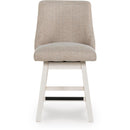  Signature Design by Ashley Robbinsdale D642-324 Upholstered Swivel Barstool IMAGE 2