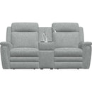  Palliser Asher 41065-68 Power Reclining Console Loveseat with Power Headrest - Basilica Clambake IMAGE 2