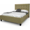  Julien Beaudoin Chelsea HCH39+BKPLWT Twin Upholstered Platform Bed IMAGE 1