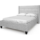  Julien Beaudoin Elliane HEL54+BKPLWF Full Upholstered Platform Bed IMAGE 1