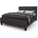  Julien Beaudoin Ennis HEN39+BKPLWT Twin Upholstered Platform Bed IMAGE 1