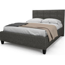  Julien Beaudoin Heaven HHE39+BKPLWT Twin Upholstered Platform Bed IMAGE 1