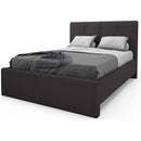  Julien Beaudoin Lucas Twin Upholstered Platform Bed Lucas HLU39+BKBST Twin Upholstered Box Spring Bed IMAGE 1