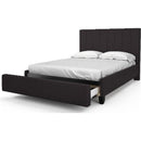  Julien Beaudoin Noah Twin Upholstered Platform Bed Noah HNO39+BKPDT Twin Upholstered Platform Bed IMAGE 1