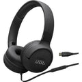  JBL On-Ear Headphones with Microphone JBLT520CBLKAM IMAGE 1