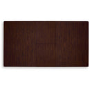  Signature Design by Ashley Haddigan D596-32 Dining Room Counter Butterfly Extension Table IMAGE 5