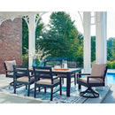  Signature Design by Ashley East Beach PCP587-602A Swivel Chair with Cushion IMAGE 5
