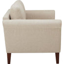  Palliser Soren 77170-03 Roll Arm Loveseat - Basilica Creamery IMAGE 2