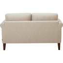  Palliser Soren 77170-03 Roll Arm Loveseat - Basilica Creamery IMAGE 3