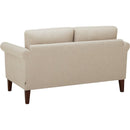  Palliser Soren 77170-03 Roll Arm Loveseat - Basilica Creamery IMAGE 4
