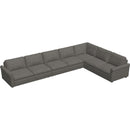  Palliser Madison 77656 3 pc Roll Arm Sectional - Catrin Peppercorn IMAGE 1