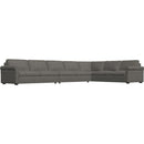  Palliser Madison 77656 3 pc Roll Arm Sectional - Catrin Peppercorn IMAGE 2