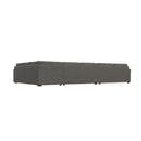  Palliser Madison 77656 3 pc Roll Arm Sectional - Catrin Peppercorn IMAGE 4