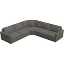 Palliser Madison 77656 3 pc Roll Arm Sectional - Catrin Peppercorn IMAGE 1