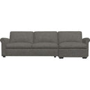  Palliser Madison 77656 2 pc Roll Arm Sectional - Catrin Peppercorn IMAGE 2