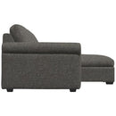  Palliser Madison 77656 2 pc Roll Arm Sectional - Catrin Peppercorn IMAGE 3