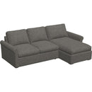  Palliser Madison Sleep 77662 Roll Arm 2pc Full Sleeper Sectional - Catrin Peppercorn IMAGE 1