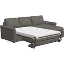  Palliser Madison Sleep 77662 Roll Arm 2pc Full Sleeper Sectional - Catrin Peppercorn IMAGE 2