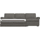  Palliser Madison Sleep 77662 Roll Arm 2pc Queen Sleeper Sectional - Catrin Peppercorn IMAGE 4