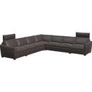  Palliser Charli 77743 5 pc Power Reclining Sectional - Rein Bruin IMAGE 1
