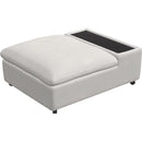  Palliser Laguna 77752-4T Storage Ottoman with Table - Burleson Stucco IMAGE 1