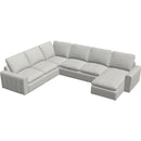  Palliser Dawson 77803 4 pc Sectional - Burleson Fog IMAGE 1