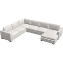  Palliser Ensemble Angle Arm 77918 3 pc Sectional - Burleson Stucco IMAGE 1
