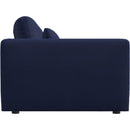  Palliser Ensemble Max Angle Arm 77915-91 Apartment Sofa - Arezzo Navy IMAGE 3