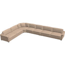  Palliser Ensemble Roll Arm 77919 4 pc Sectional - Torrey Cashmere IMAGE 1